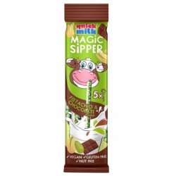 Quick Milk Pistachio-Chocolate 5x6g - kouzelné brčko do mléka čokoláda-pistácie
