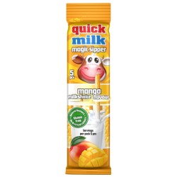 Quick Milk Mango Milkshake 5x6g - kouzelné brčko do mléka mango