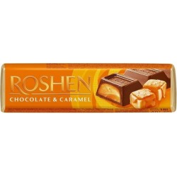 Roshen Milk Caramel 40g - mléčná čokoláda s karamelovou náplní