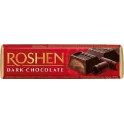 Roshen Dark Chocolate 43g - hořká čokoláda s brandy 