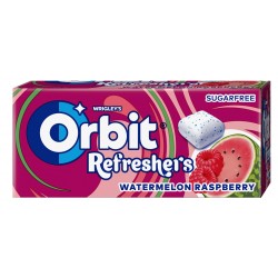 Orbit Refreshers Watermelon Raspberry 17,9g - ovocné žvýkačkové dražé bez cukru meloun malina