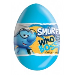 Zaini The Smurfs 20g - čokoládové vajíčko s překvapením Šmoulové