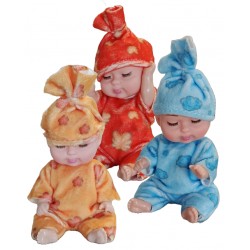 Sleeping Doll - realistická miminka v pyžamku s lízátkem v dárkovém balení