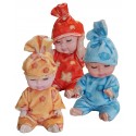 Sleeping Doll - realistická miminka v pyžamku s lízátkem v dárkovém balení