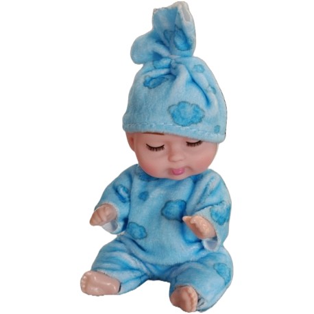 Sleeping Doll - realistická miminka v pyžamku s lízátkem v dárkovém balení