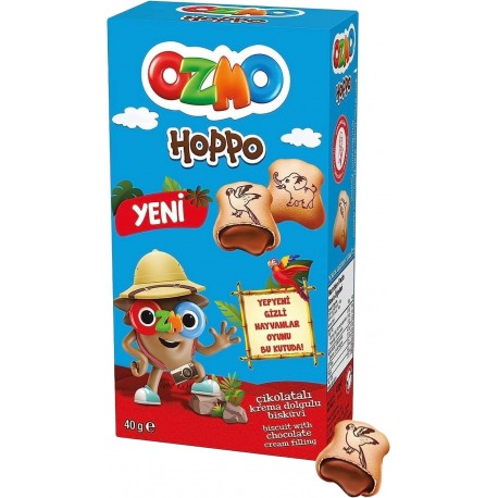 Ozmo Hoppo 40g - sušenky s čokoládovou náplní