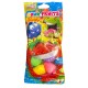Sour Fruits 80g - ovocný šumivý prášek v plastovém ovoci (jahoda, hrozny, limetka, ananas) v sáčku (10ks)