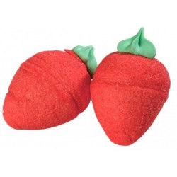 Maxi Strawberry Marshmallow 990g - obří jahody z pěnového želé od Bulgari (balení 60ks)
