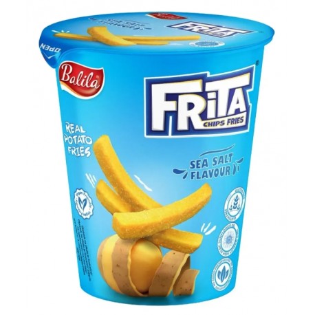 Frita Chips Fries Sea Salt 40g