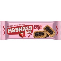 Magnifig Bar Strawberry 50g - celozrnná tyčinka s náplní jahoda