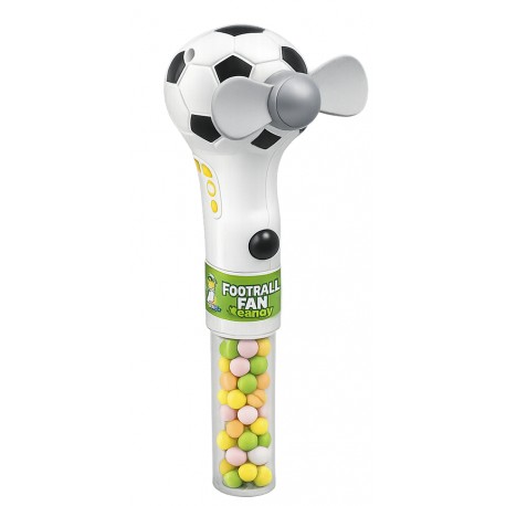 Football Fan + Candy 5g - elektrický mini ventilátor a bonbóny