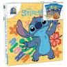 Stitch Puzzle+Cookies - 56dílné puzzle + sušenky s kousky čokolády