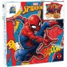 Spiderman Puzzle+Cookies 45g- 56dílné puzzle + sušenky s kousky čokolády