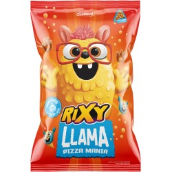 Rixy Llama Pizza Mania 40g - pečené kukuřičné chipsy s příchutí pizza