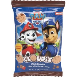Paw Patrol Mini Biscuits Cocoa Cream 25g - sušenky s čokoládovou náplní