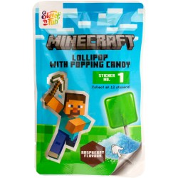 Minecraft Lollipop + Popping 15g
