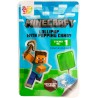 Minecraft Lollipop + Popping Candy 15g - lízátko blok + praskací prášek + samolepka 