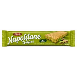 Napolitane Wafer XL Pistacchio 42g - křupavá oplatka s pistáciovou náplní