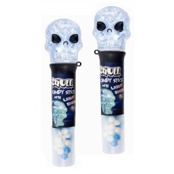 Skull Candy Stick Light Show - svítící lebka s bonbóny (15 g)