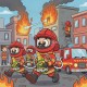 Fireman Spray 40ml - figurka hasiče s jahodovým sprejem