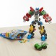 Build Blox Build Hyper Mech - stavebnice robot + bonbón bez cukru – zábavný sáček 