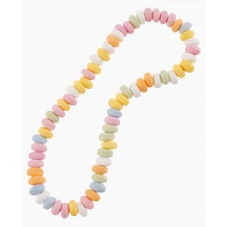 Perly Candy 40g - ovocný lipo náhrdelník z komprimátových bonbónů 56cm